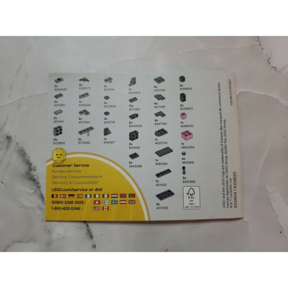 Lego 75317 Mandalorian The Child Brick Headz Instruction Book Manual Only GUC - Picture 2 of 3